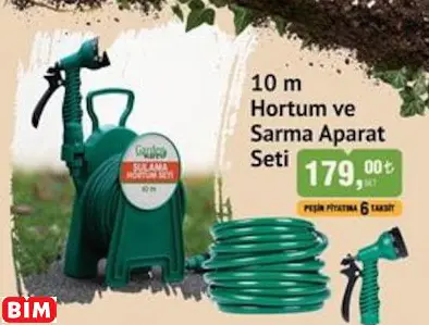 10 M HORTUM VE SARMA APARAT SETİ